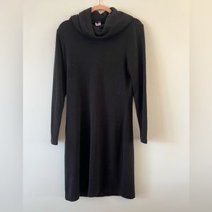 Banana Republic Black Turtleneck Sweater Dress